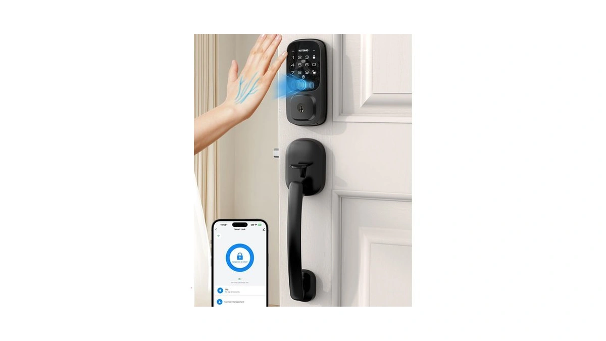 Amazon code: Nutomo Palm Vein Smart Lock: Keyless Ent