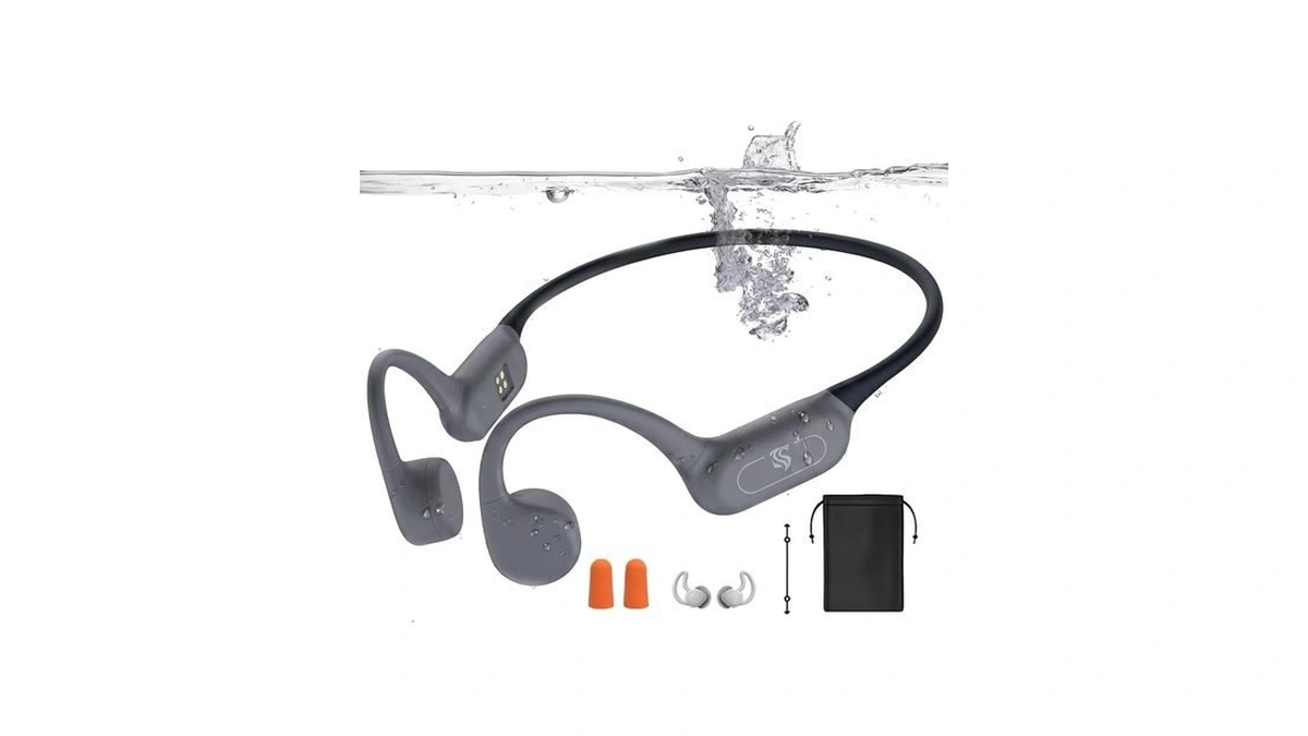 Swimming Headphones Bone Conduction Headphones Bluetooth Ipx8 Waterproof