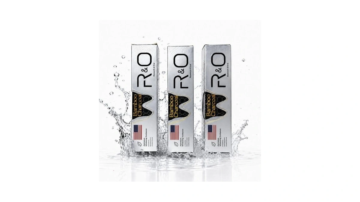 Bamboo Charcoal Whitening Toothpaste, Hydroxyapatite Mint, 3 Pack
