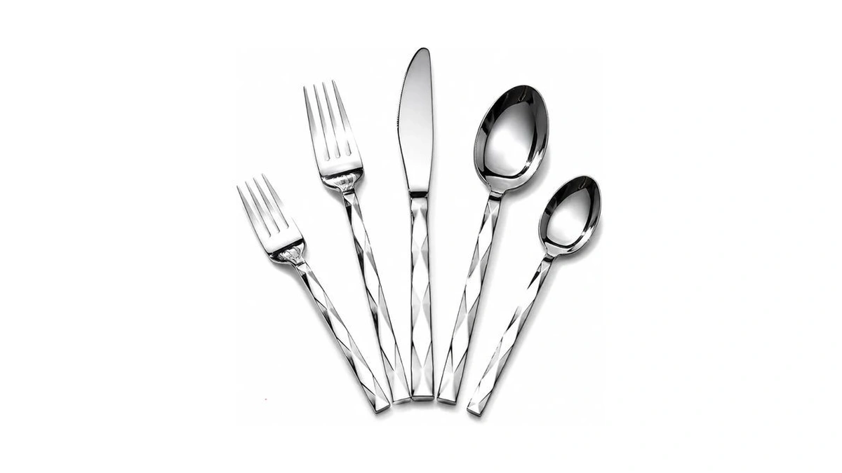 20-piece 18/0 Silverware Set, Stainless Steel Flatware Cutlery Set For