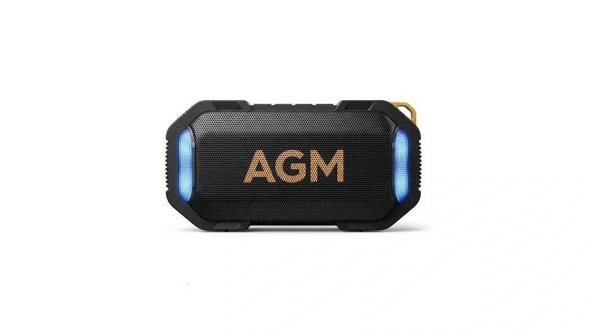 Agm Magrock Magnetic Bluetooth Speaker, Ip67 Waterproof & Floatable, Strong