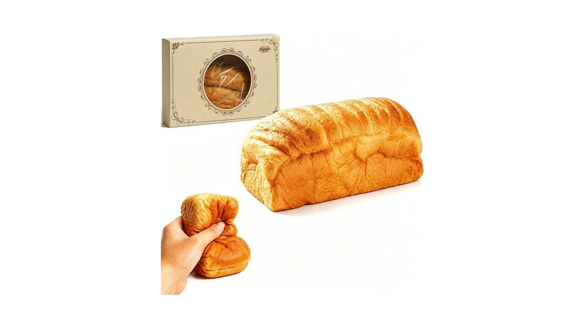 Bread Squishy Toy, Slow Rising Dumpling Squishy Stress Ball, Soft