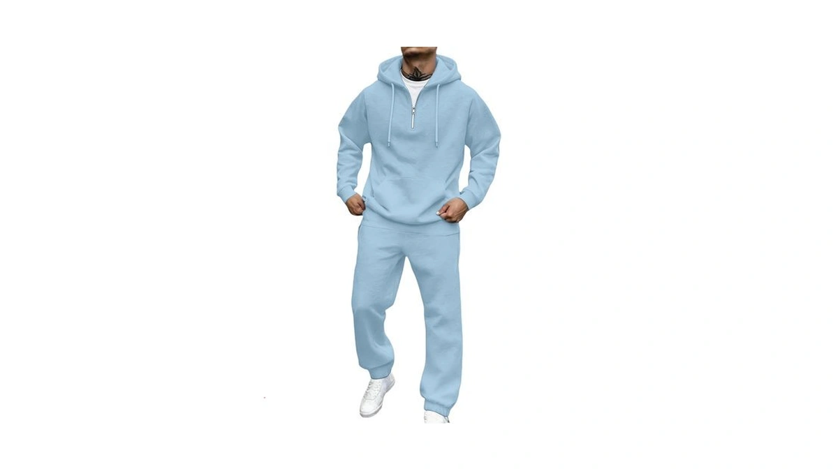 Elneeya Sweat Suits Men 2 Piece Set Oversized Lighweight Sport