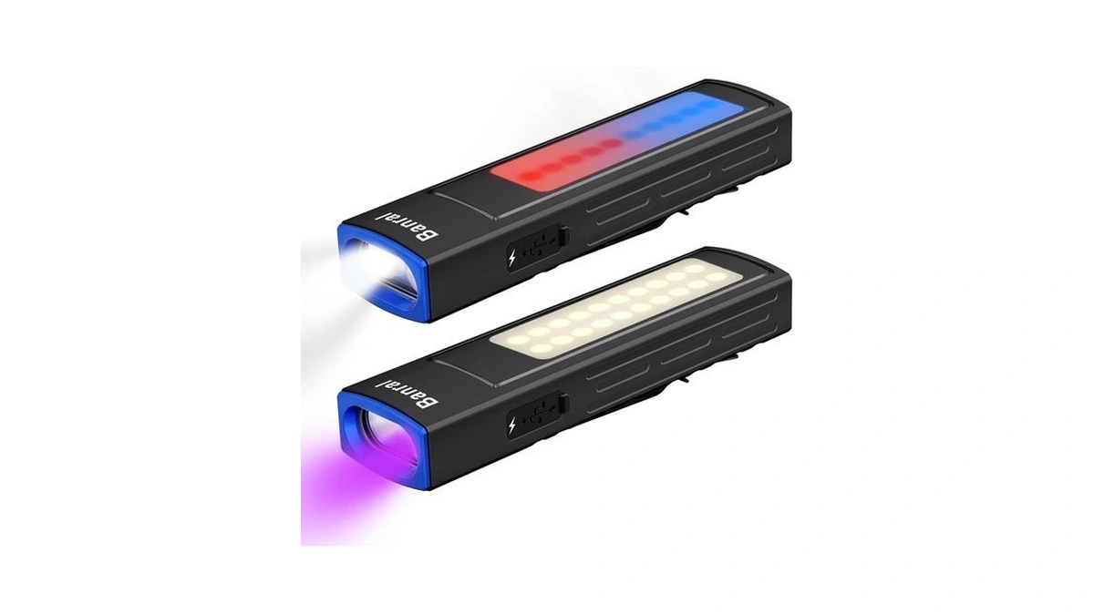 Uv Flashlight Rechargeable Edc Small Black Light For Pet Urine