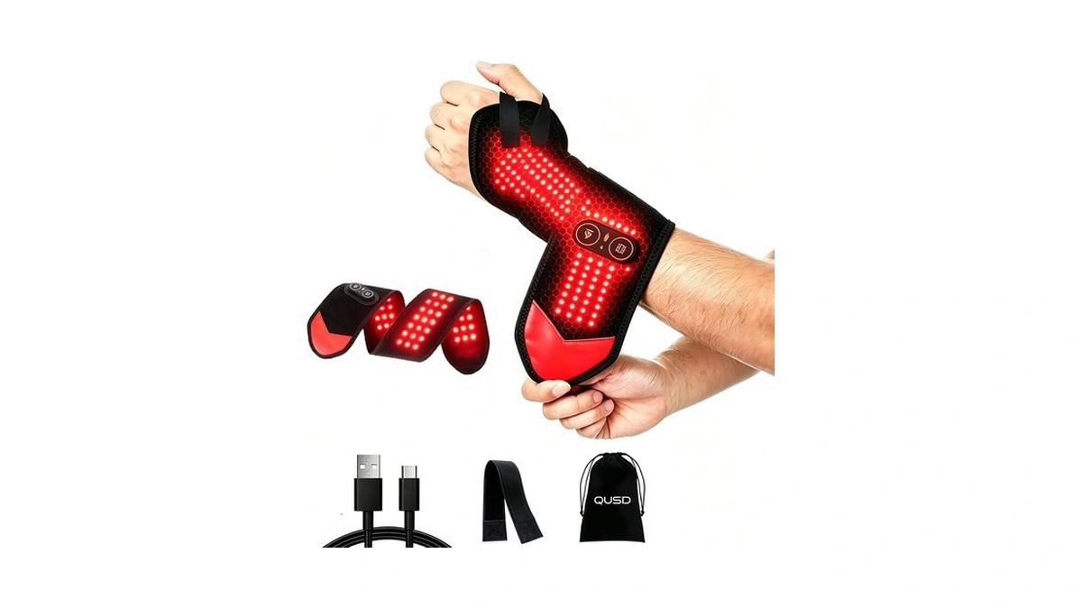 Red & Infrared Light Therapy Wrap For Wrist Relieve Carpal