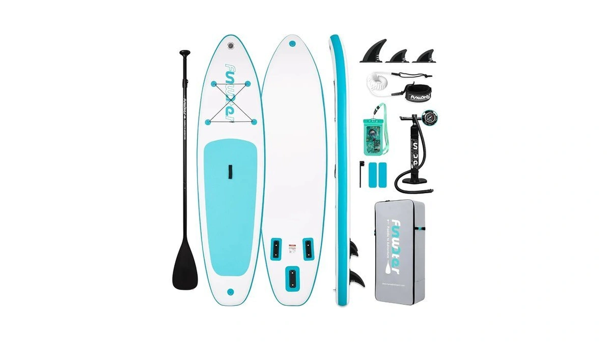 Funwater Inflatable Stand Up Paddle Board With Beginners Sup Accessories