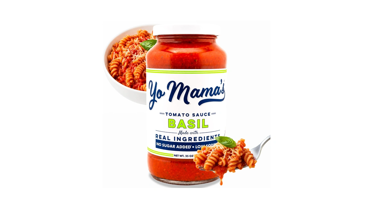 Yo Mama's Foods Keto Tomato Basil Pasta Sauce - Pack
