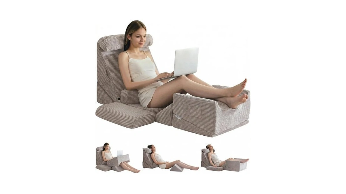 Higogogo 10pcs Orthopedic Bed Wedge Pillow Set – Adjustable Soft