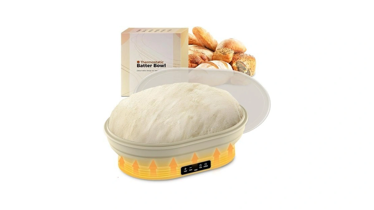 Smilesilk Upgraded Electric Heated Silicone Dough Proofing Box With Reliable