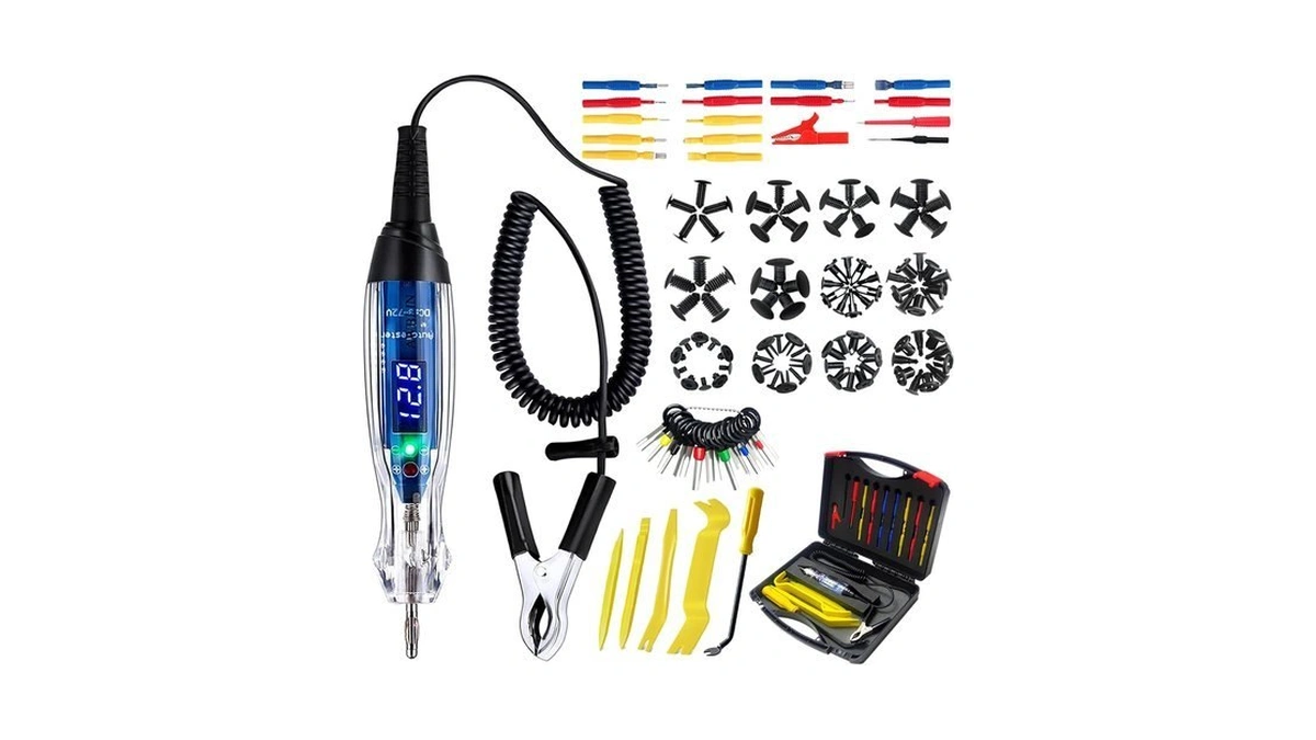 Awblin 101pcs Automotive Test Light Probe Kit 3-72v Dc