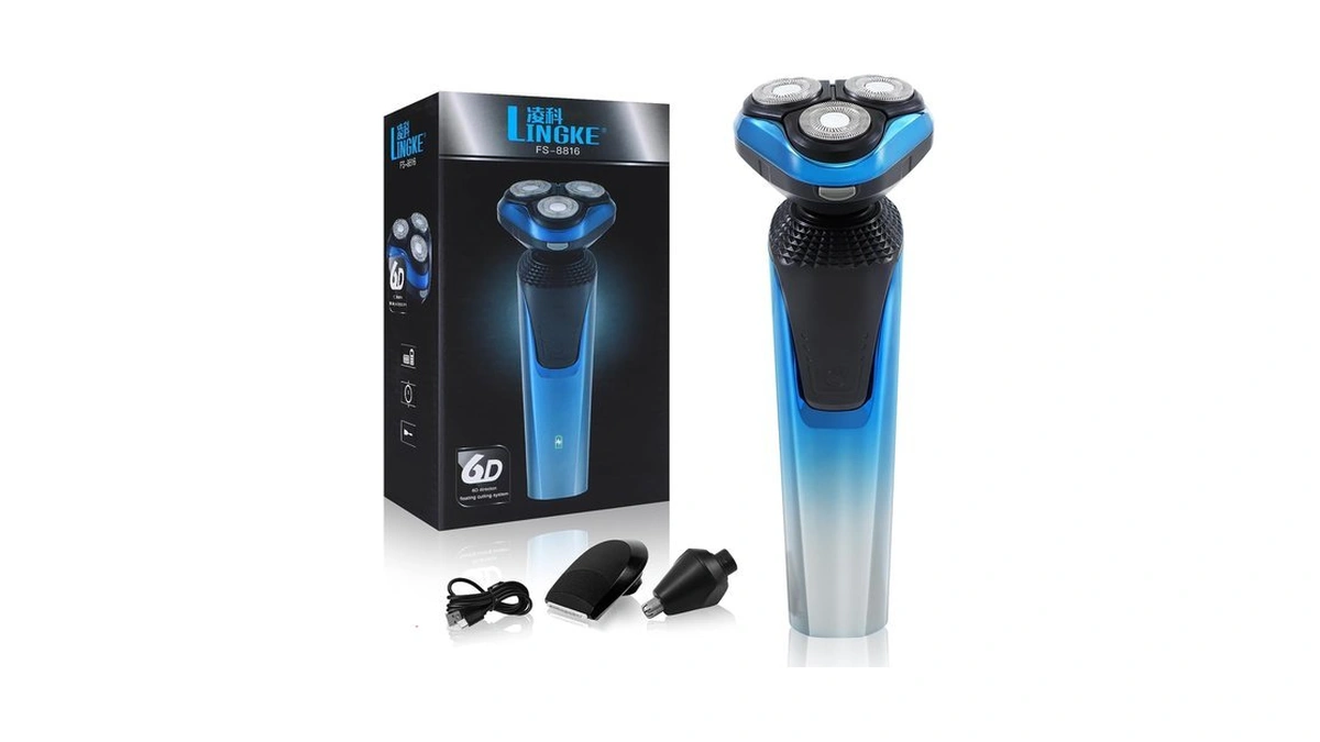 Phxcham Electric Razor For Men, Rechargeable Waterproof Men Electric Shaver,