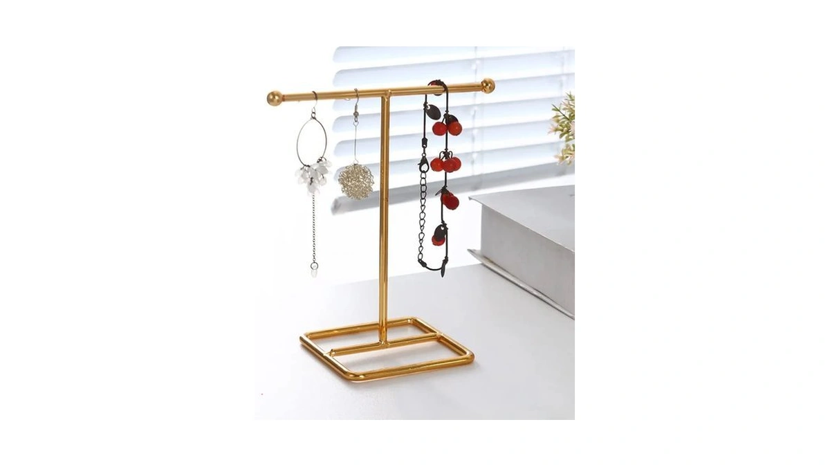 Dzrige Iron Art Small Necklace Holder,jewelry Stand Small Keychain Display