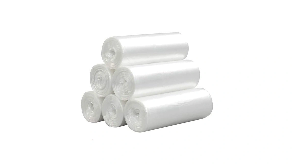 5 Gallon Transparent Trash Bags, 180 Count Waterproof Leak-proof Resilient