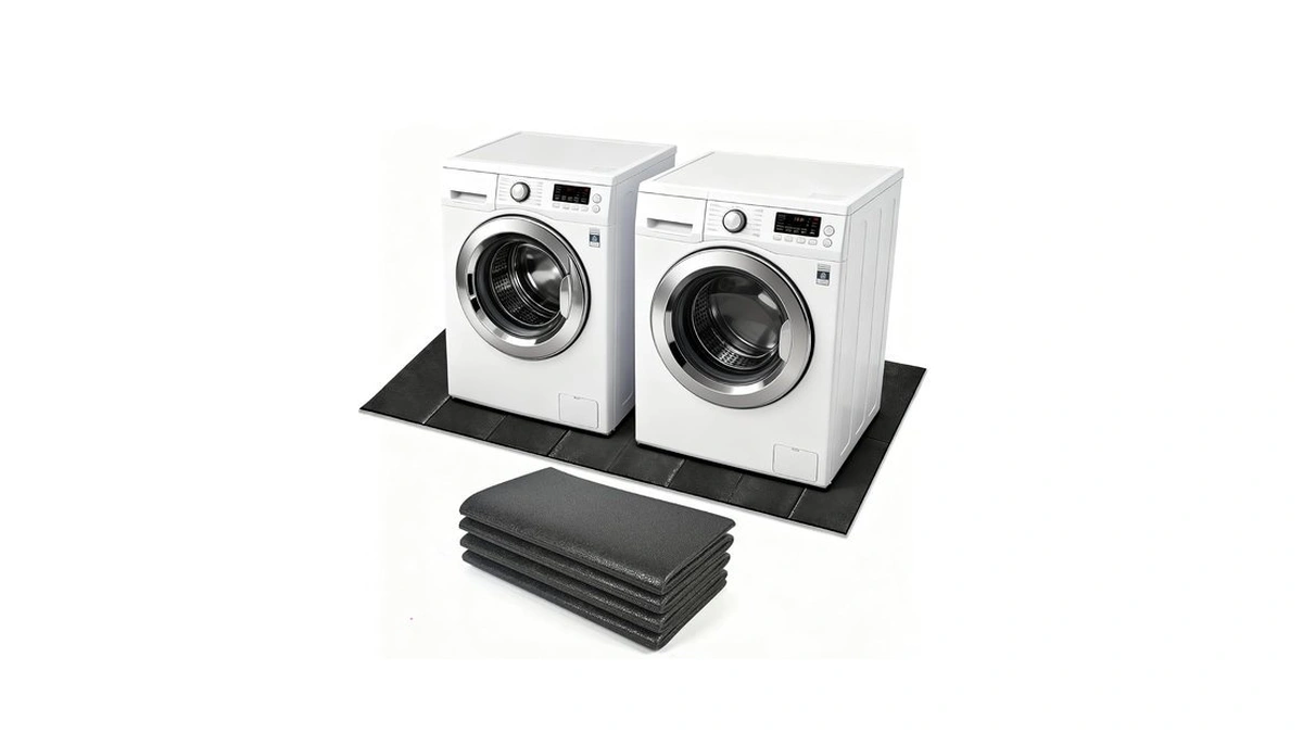Washer Dryer Anti-vibration Mat Foldable Rubb...