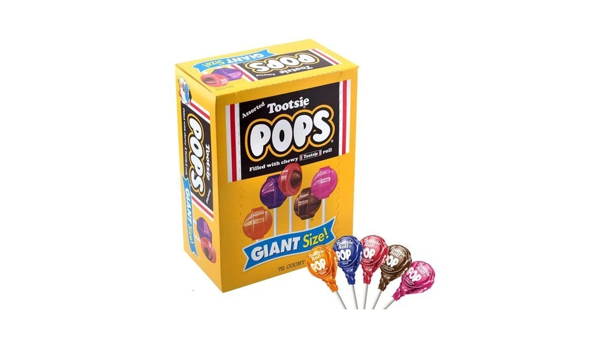 Tootsie Roll Tootsie Pops Giant Size, Assorted Flavors, 72 Count