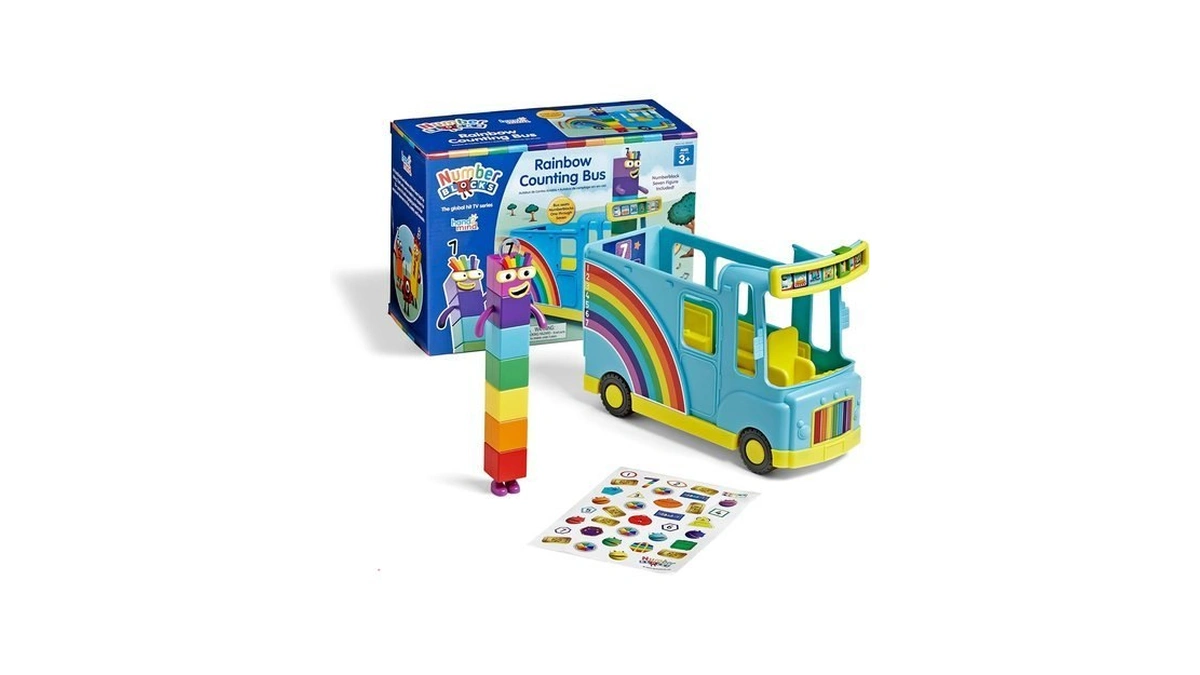 Hand2mind Numberblocks Rainbow Counting Bus, Ages 3+