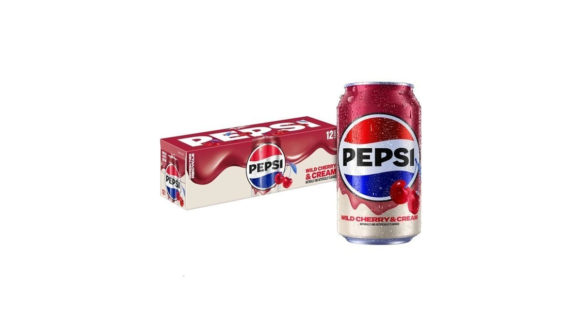 Pepsi Cola Wild Cherry & Cream, 12 Fl Oz Cans