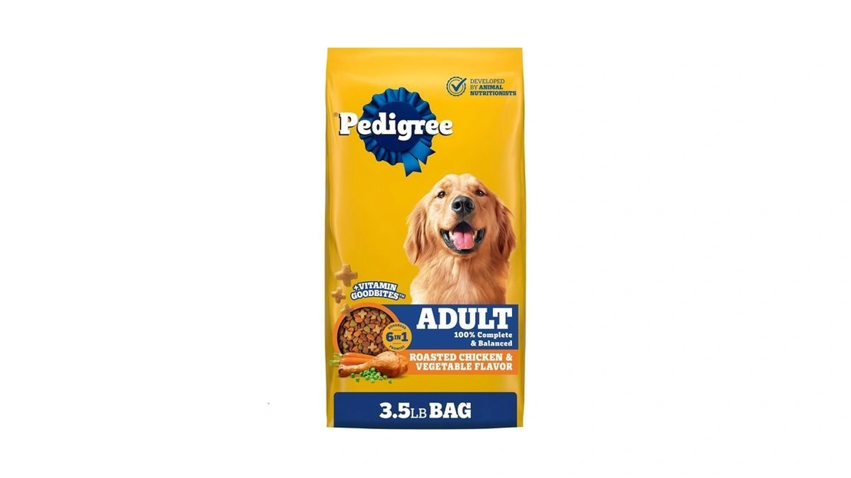 Pedigree Adult Complete Nutrition Dry Dog Food, Chicken & Vegetable,
