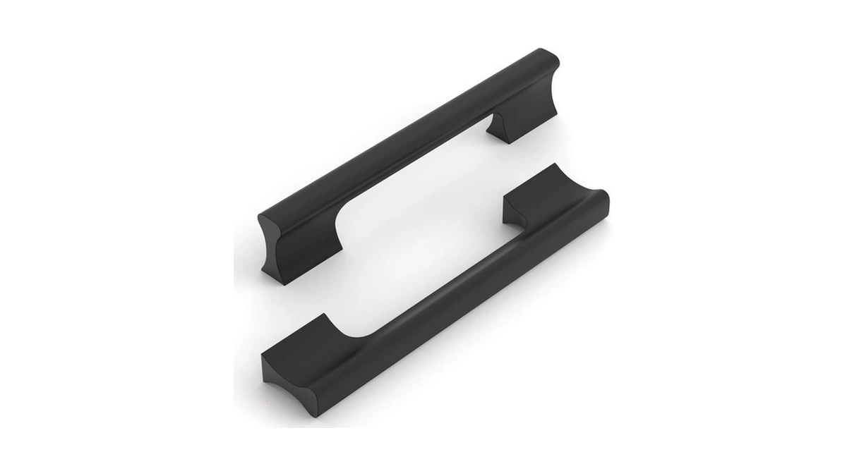 Knoklock 10 Pack 5 Inch(128mm) Kitchen Cabinet Handles Matte Black