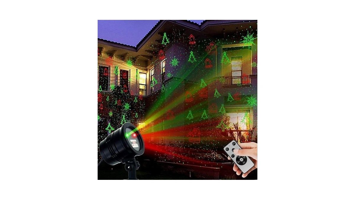 Christmas Laser Lights, Projector Lights Landscape Spotlight Red And Green
