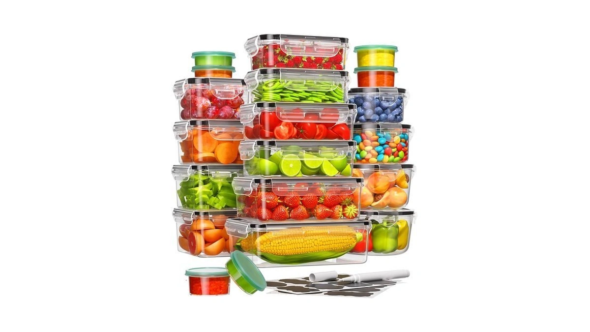 Canfanni 40 Piece Food Storage Containers With Lids, Bpa-free