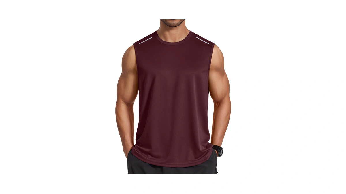 Coofandy Men Muscle Tank Top Moisture Wicking Sleeveless T Shirts