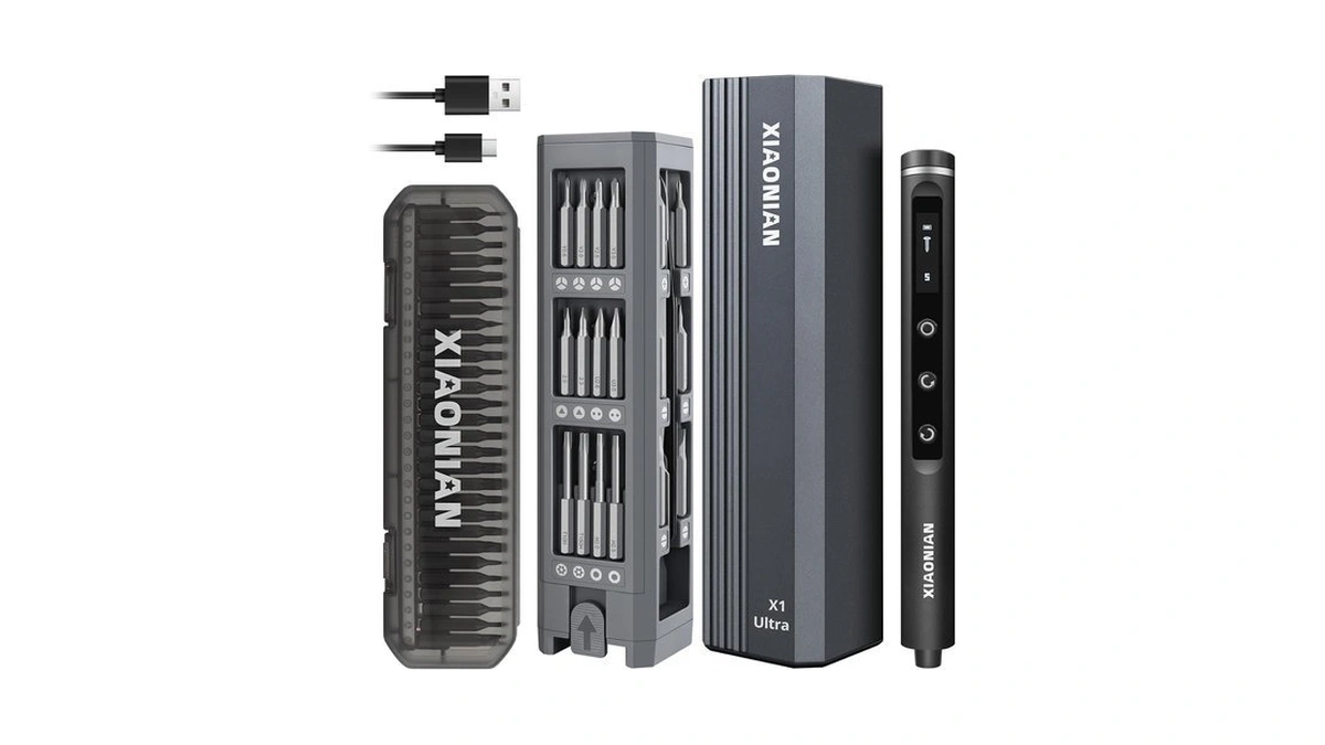 3.7v Precision Electric Screwdriver Set,76 In 1 Mini Electric Screwdriver