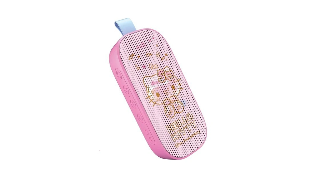 Hello Kitty 50th Anniversary Bluetooth Portable Speaker – Rechargeable Battery,