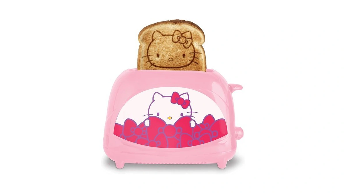 Uncanny Brands Hello Kitty Two-slice Toaster- Toasts Your Favorite Kitty