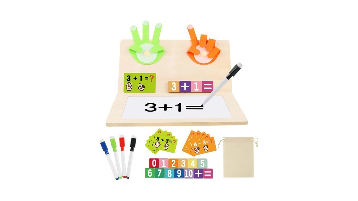 Receka Number Blocks Toys Montessori Toys For 3 4 Years