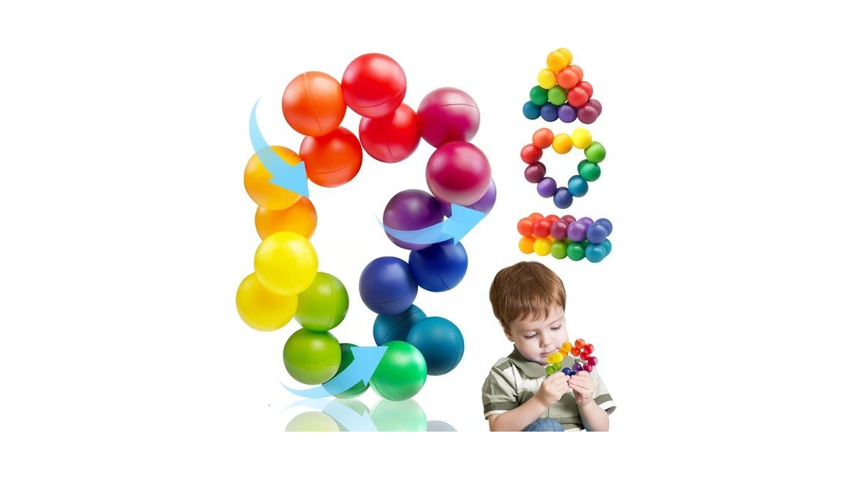 Sensory Autism Balls Toy For Kids, Airplane Travel Toys For