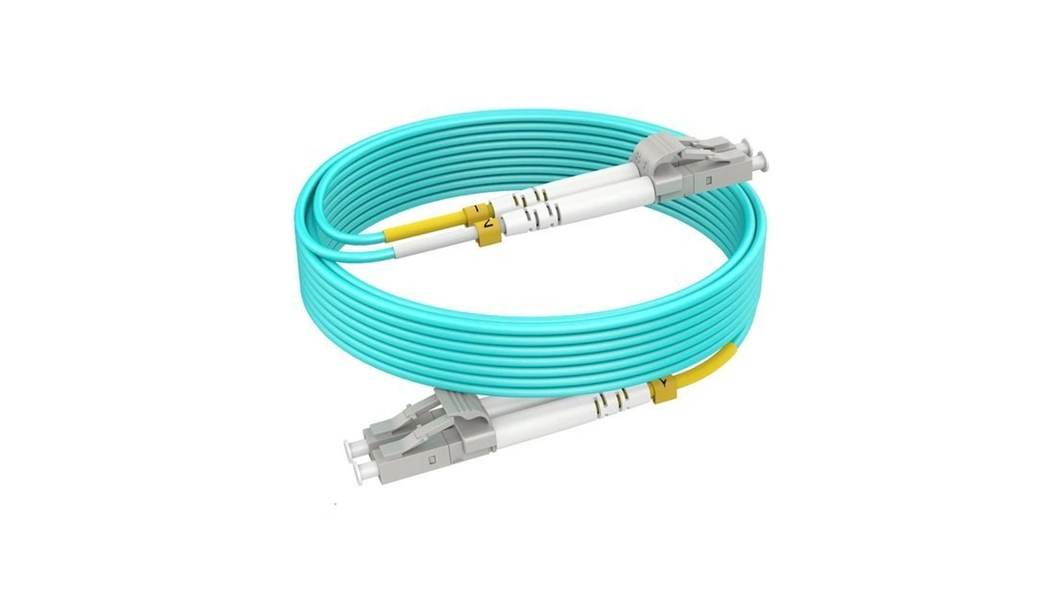 Rambocables-om4 Lc Lc Fiber Patch Cables Mmf Multimode, 3ft/1m, 2packs