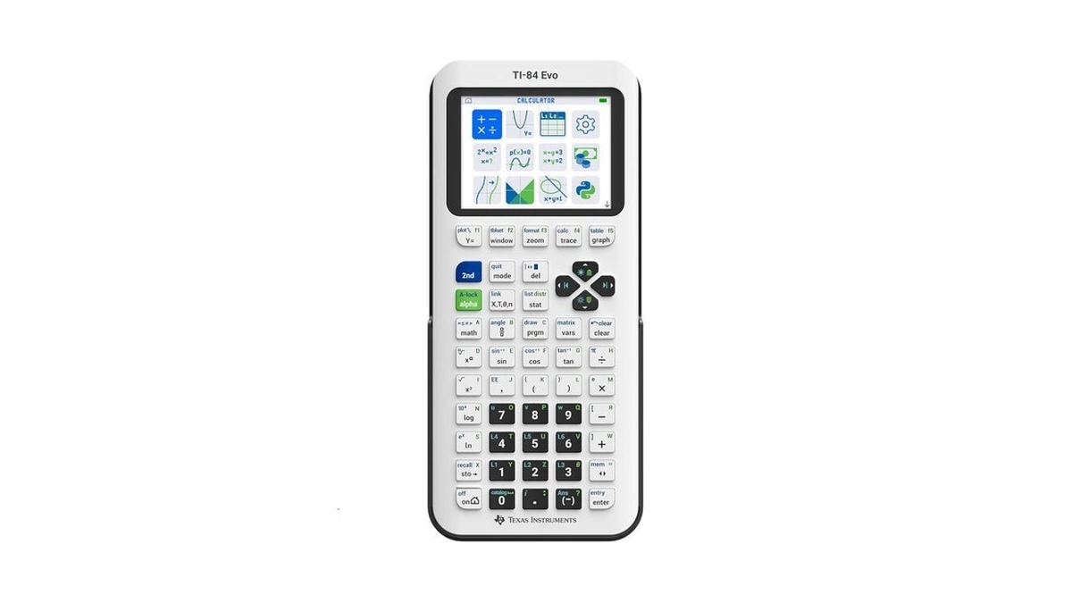 Ti-84 Evo Graphing Calculator Texas Instruments, White