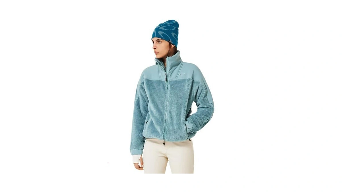 Oakley Womens Mountain Fire Sherpa, Pacific, Large