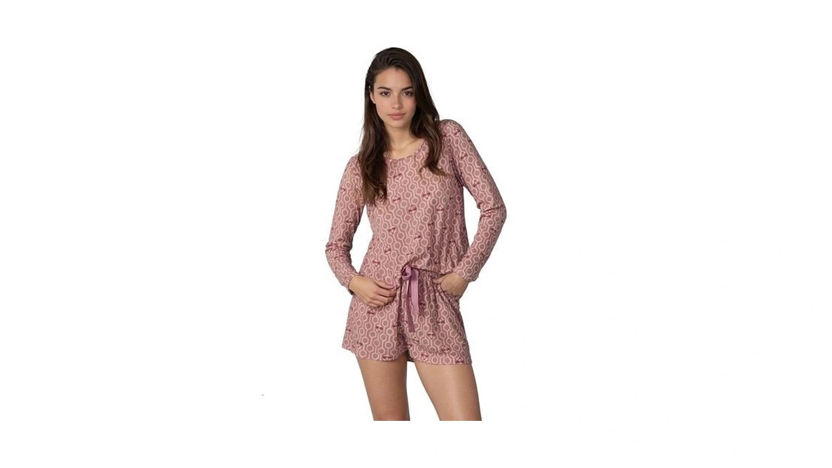 Hue Women's Soft Pajama 2 Piece Set Includes Long Sleeve