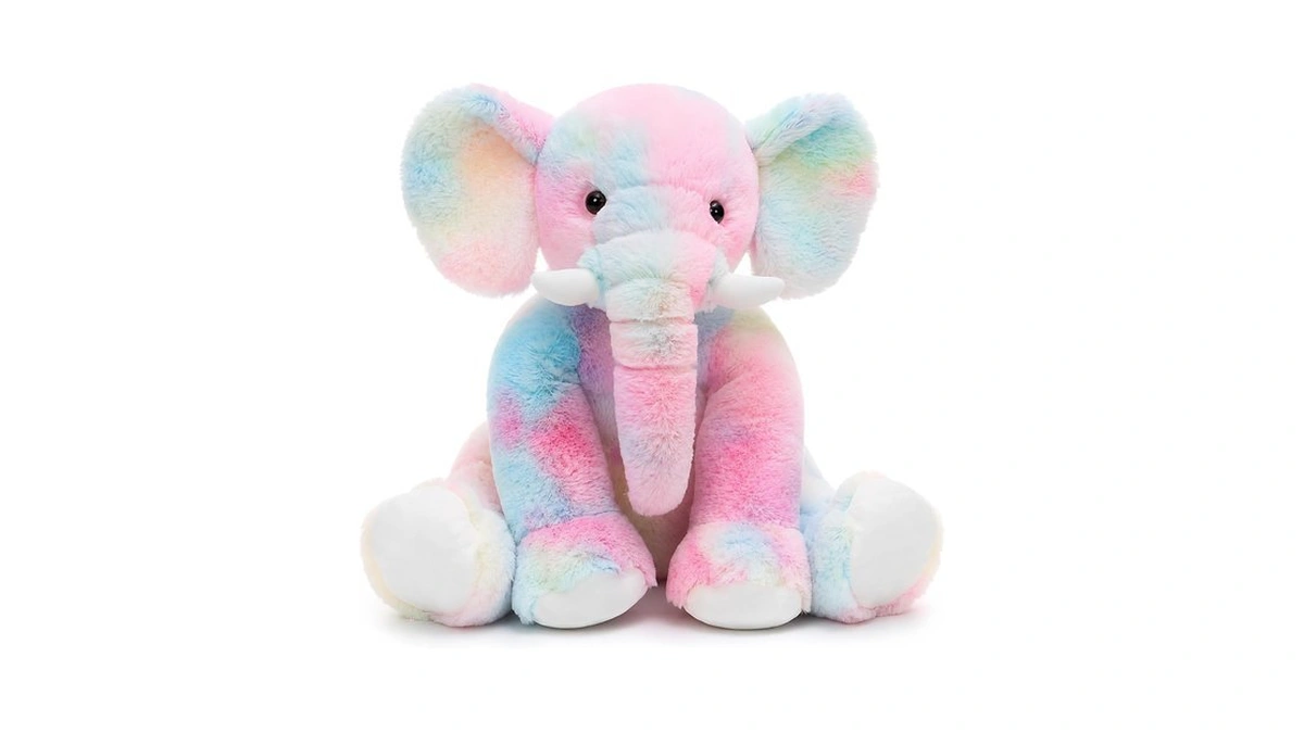 Tezituor 19.6 Inch Plush Elephant Stuffed Animal Giant Elephant Toys