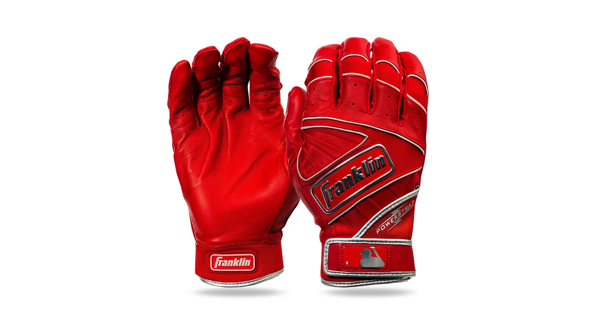 Franklin Sports Mlb Powerstrap Batting Gloves - Adult X-large -