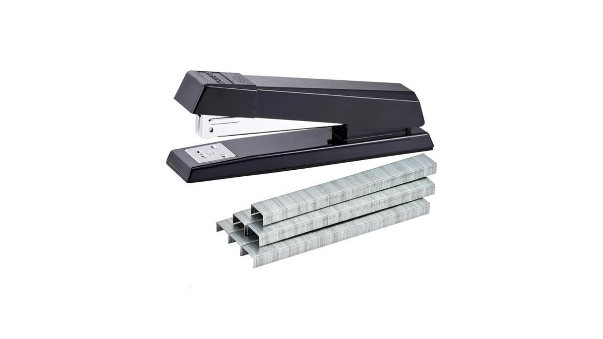 Bostitch Office Stapler, No-jam Premium For Desktop, Includes 1,250 Staples,