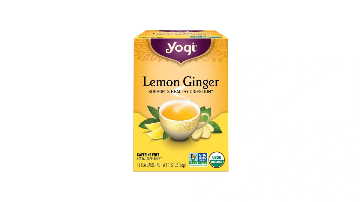 Yogi Tea Lemon Ginger Tea Bags, 16 Ct