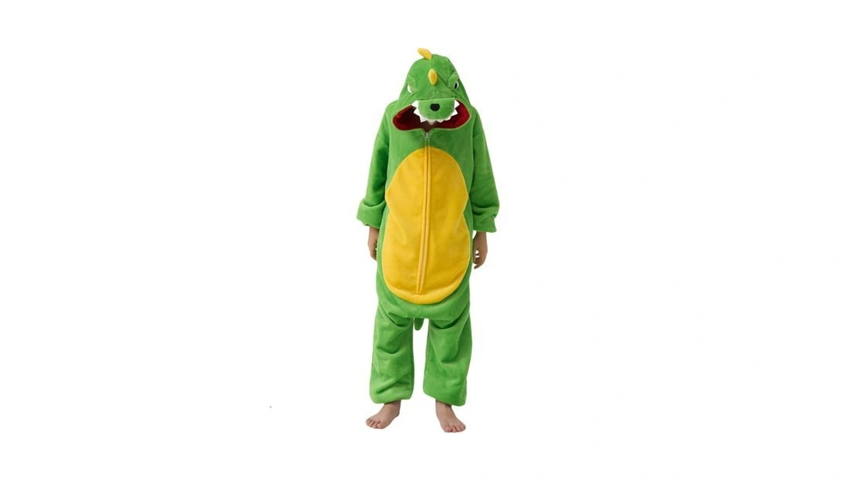 Kids Dinosaur Onesie Halloween Costume, Pajamas For Boys And Girls