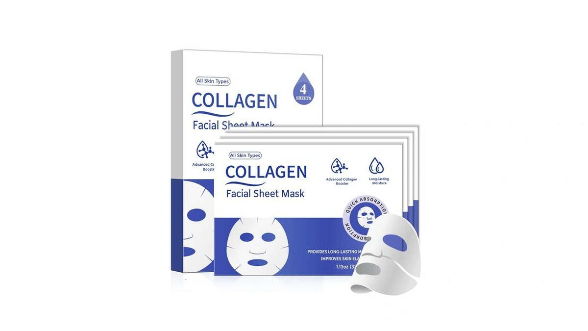 Mmv Collagen Face Mask 4-pack Bio-collagen Real Deep Overnight Mask