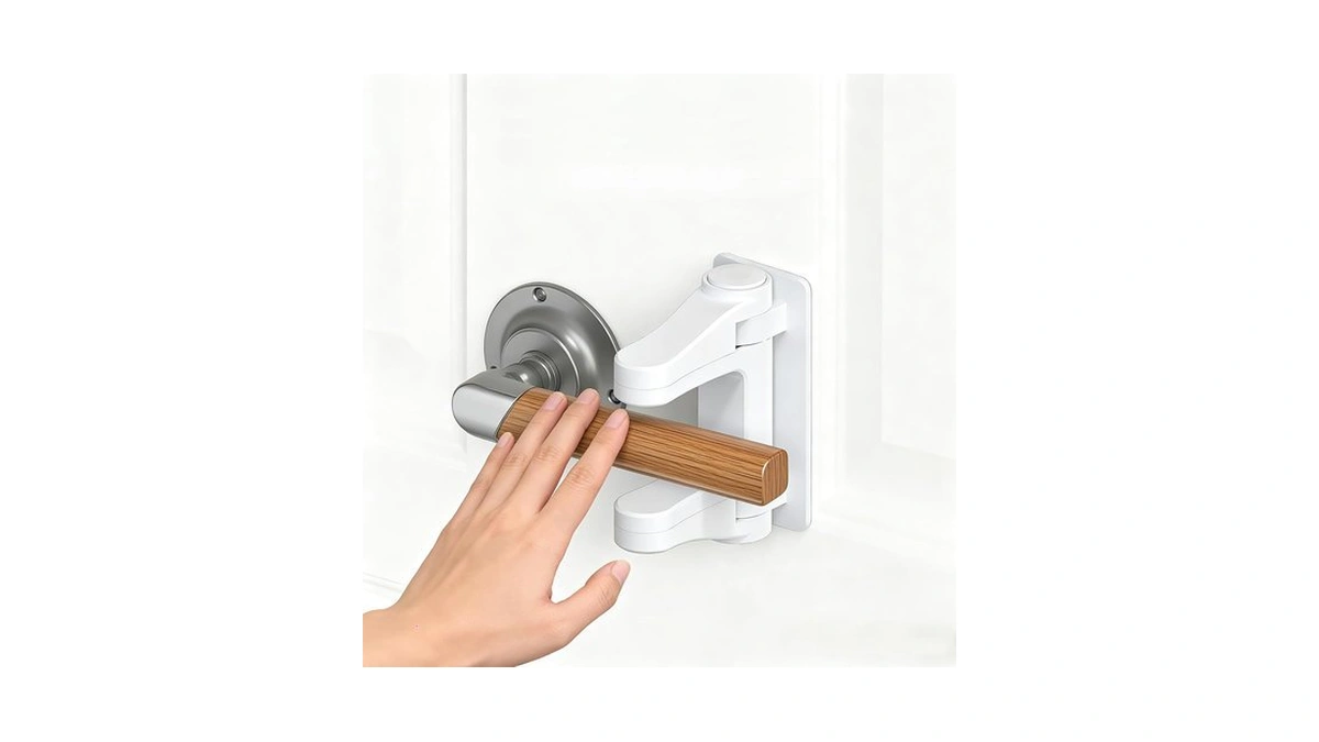 Withletune Door Lever Lock (6-pack) – Child Proof Doors, No