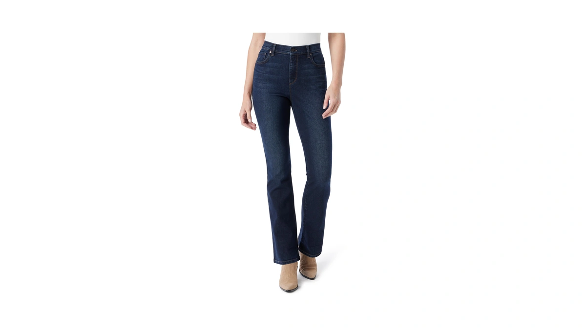 Gloria Vanderbilt Womens Amanda High Rise Boot Cut Jean Standard