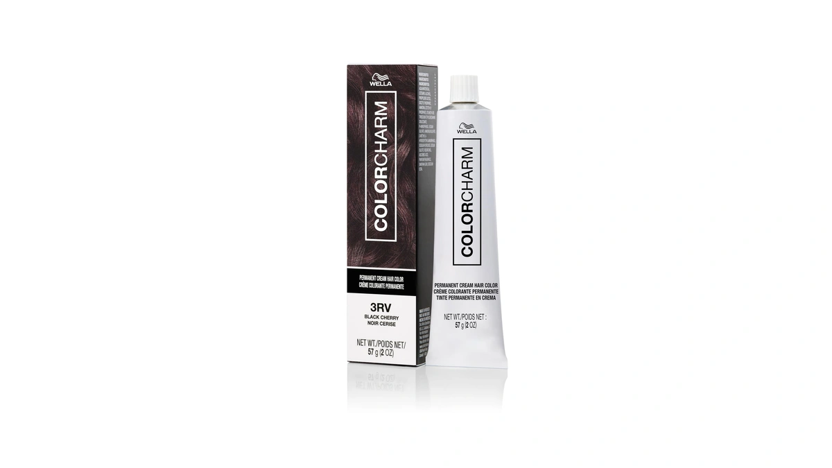 Colorcharm Permanent Cream Hair Dye | Red Violet Color |
