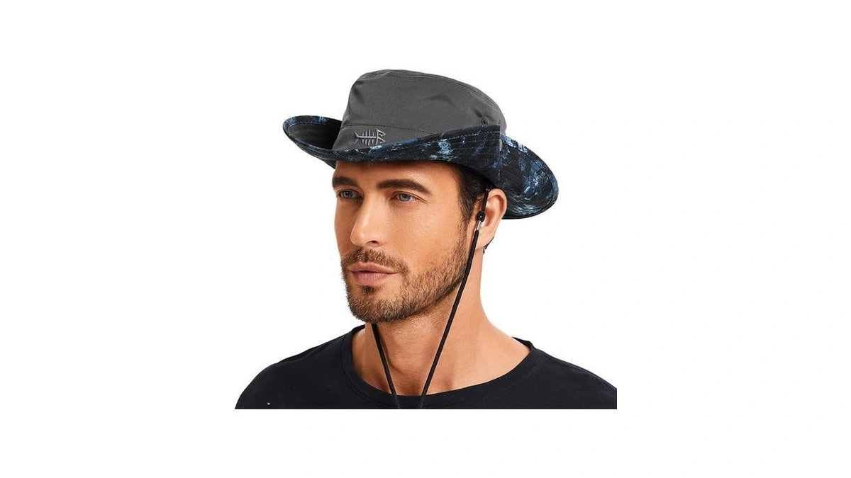 Bassdash Upf 50+ Patterned Under Brim Foldable Lightweight Bucket Sun