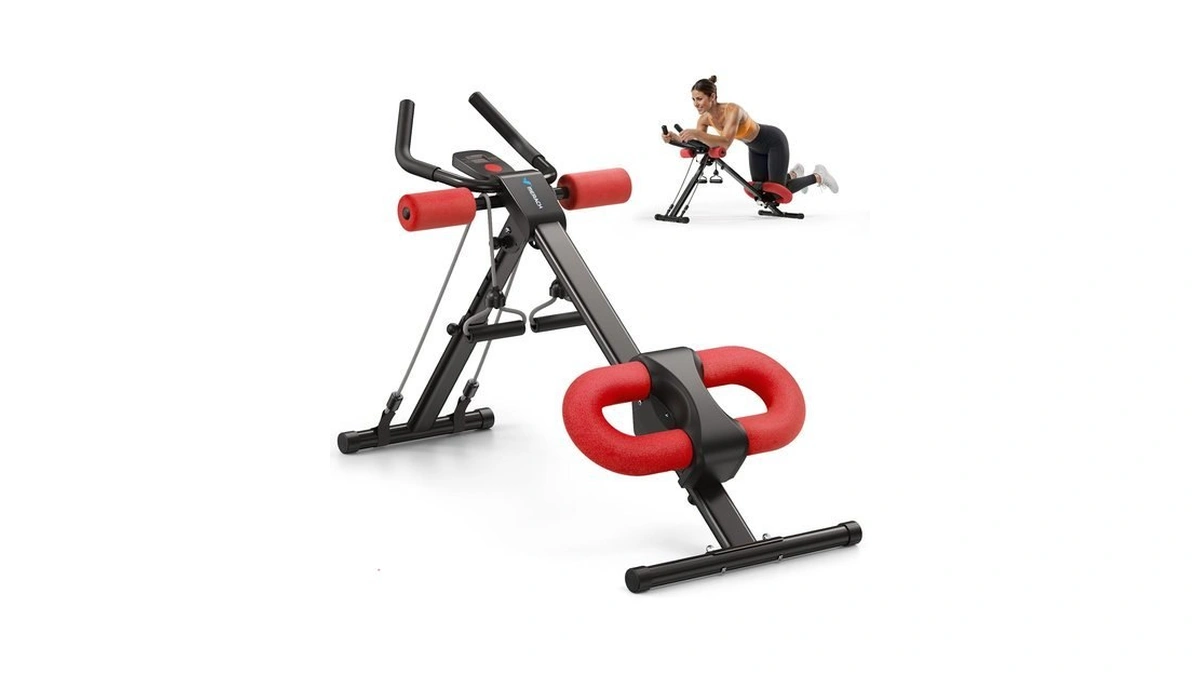Merach Ab Machine, Ab Workout Equipment, Adjustable Ab Trainer Machine