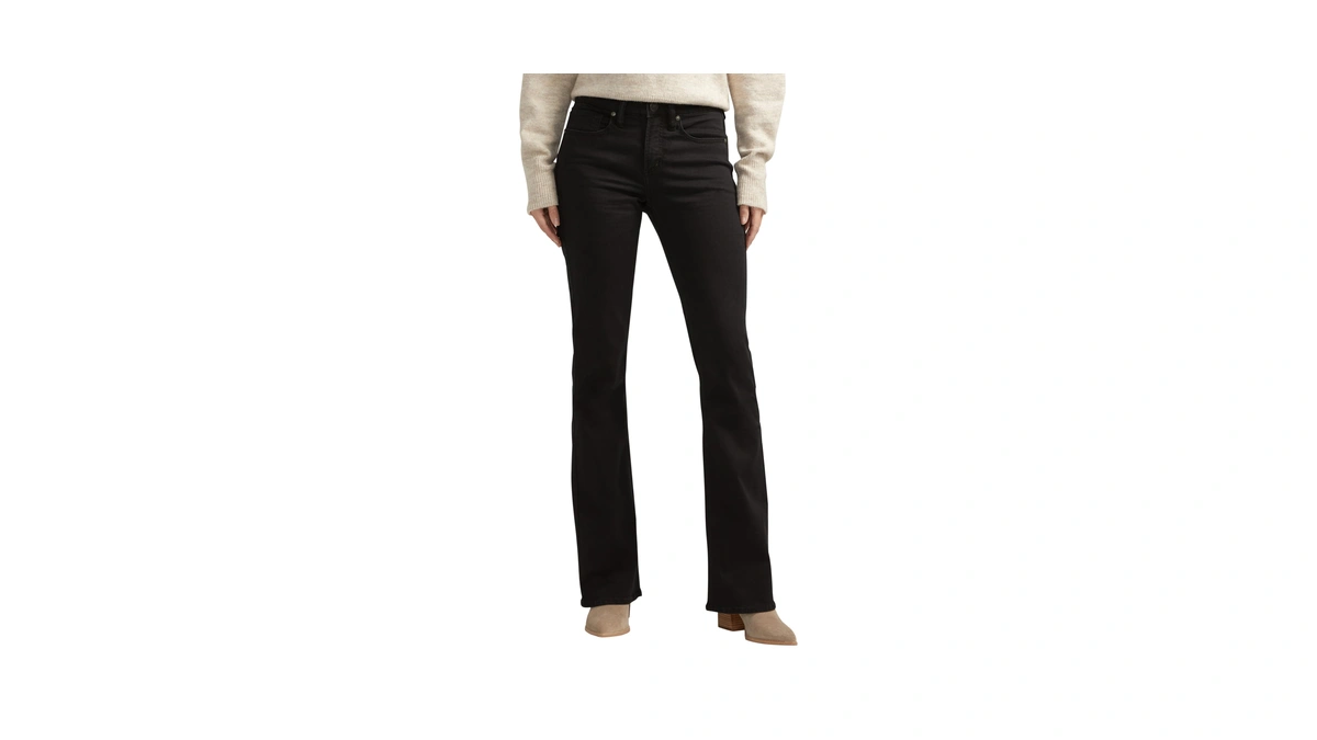 Silver Jeans Co. Women's Suki Mid Rise Curvy Fit Bootcut