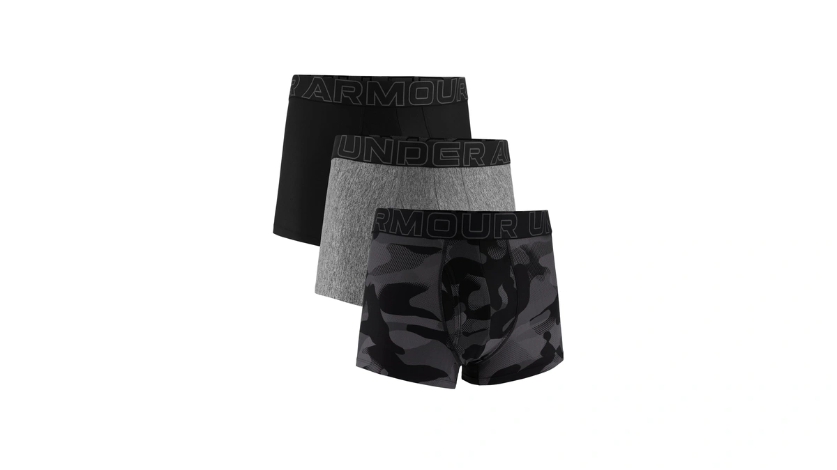 Under Armour Men's Performance Tech Brief Underwear, 3" Inseam, 3-pack,