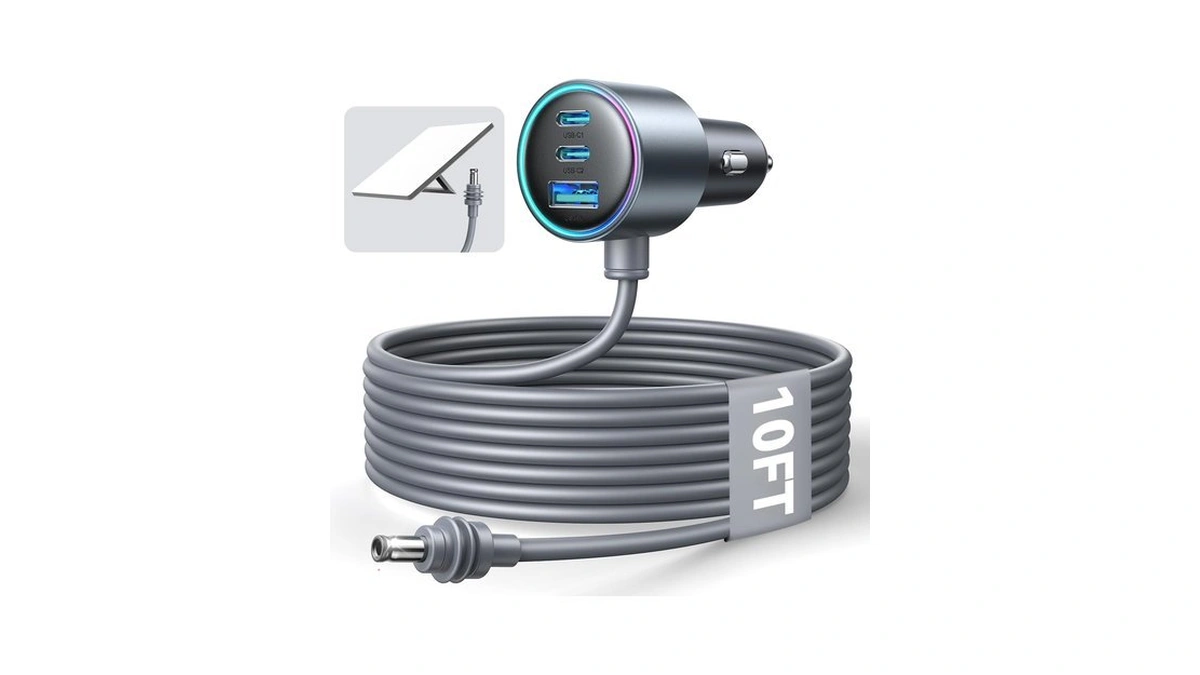 Starlink Mini Car Adapter With 10ft Cable, Dual Pd 45w+usb