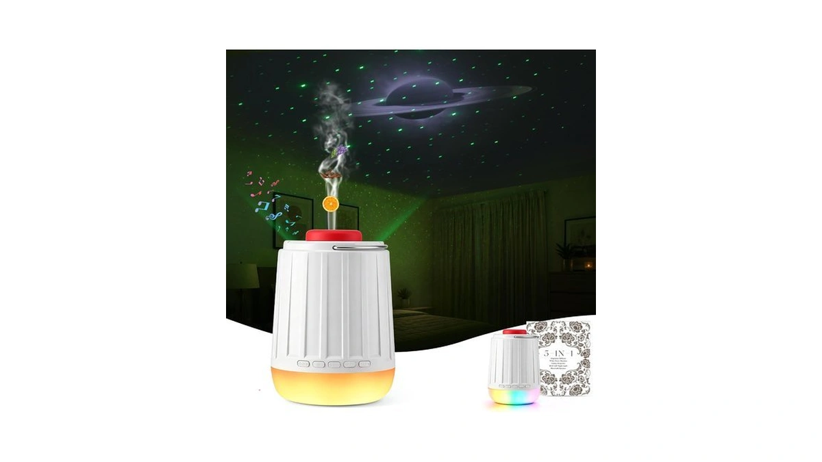 Chicway White Noise Sound Machine With Galaxy Projector, 21 Soothing